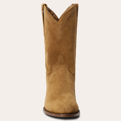 Cash Zip Roper Tan Suede
