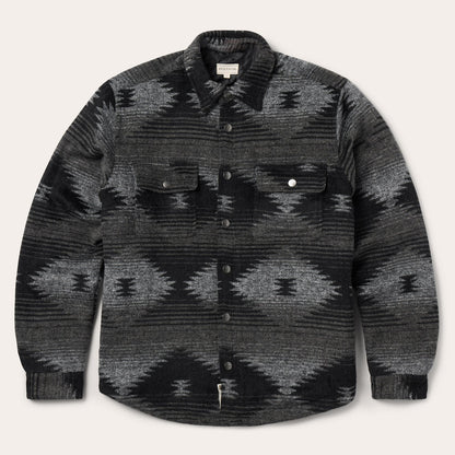 Southwestern Flannel Jacket Black