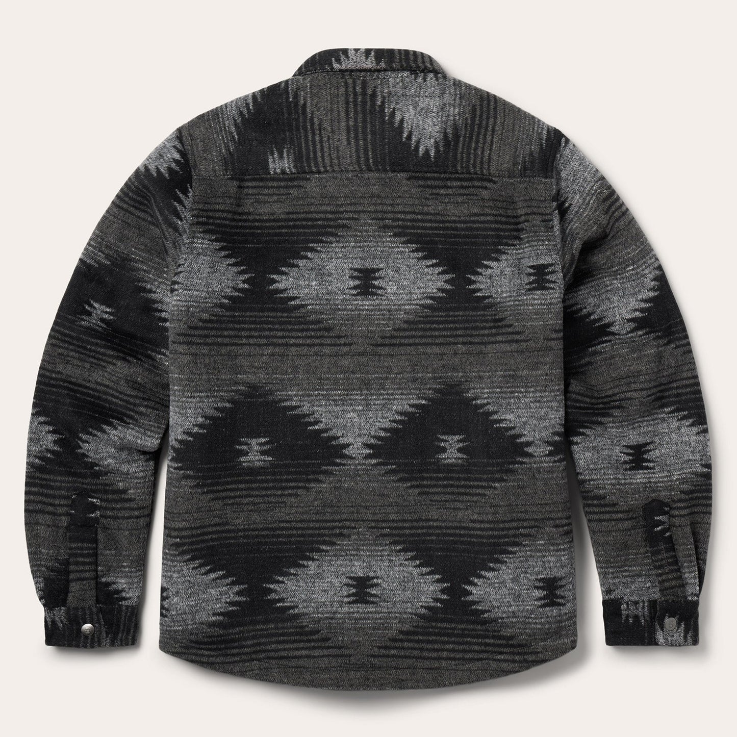 Southwestern Flannel Jacket Black