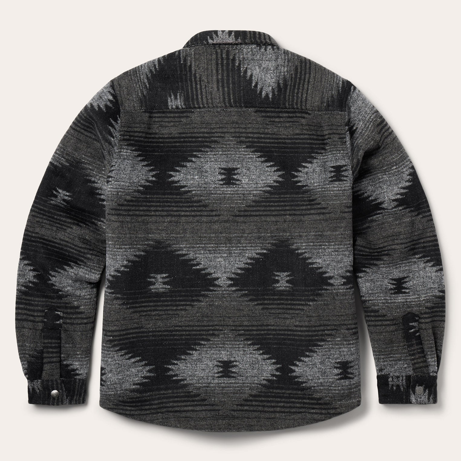 Southwestern Flannel Jacket Black