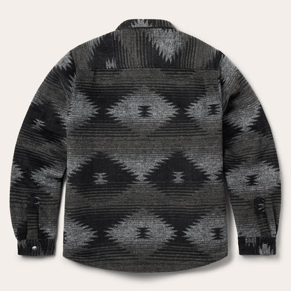 Southwestern Flannel Jacket Black