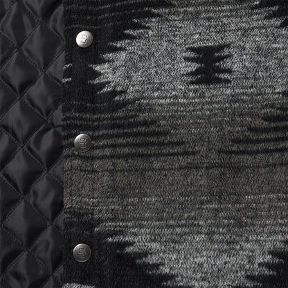 Southwestern Flannel Jacket Black