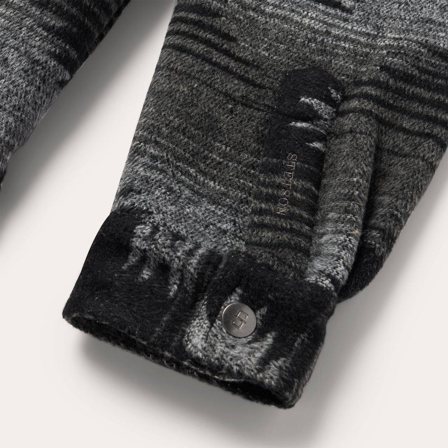 Southwestern Flannel Jacket Black
