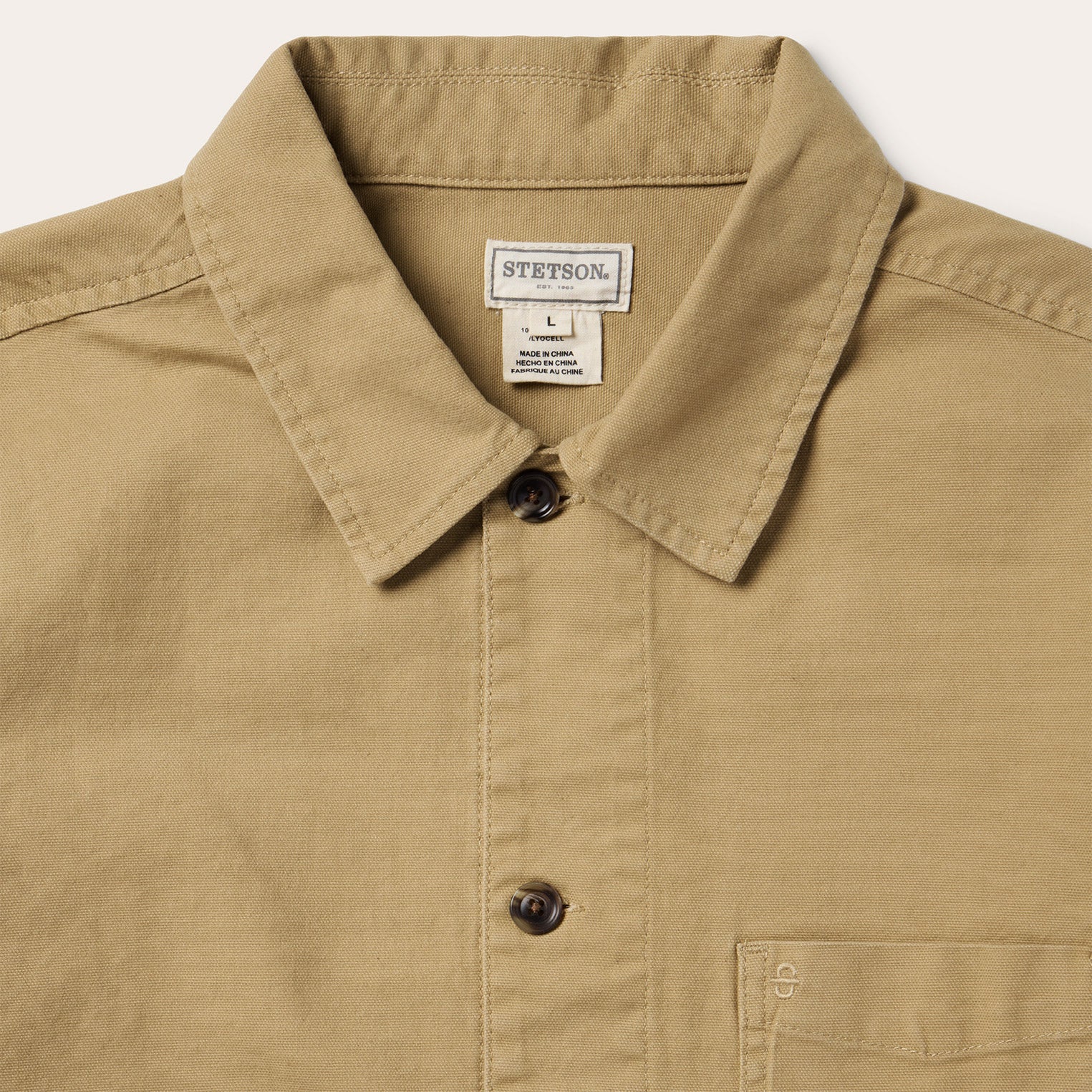 Three Pocket Shirt Jacket Tan