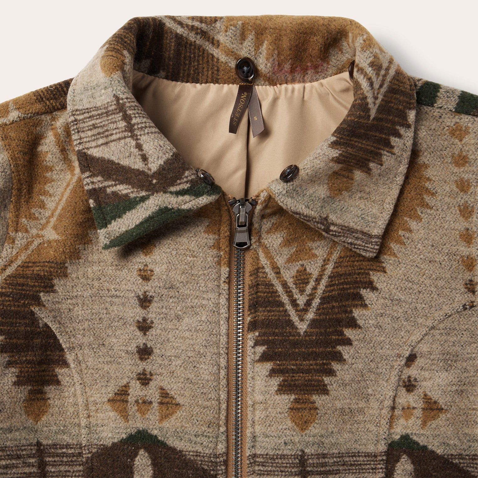 Southwestern Flannel Jacket Brown