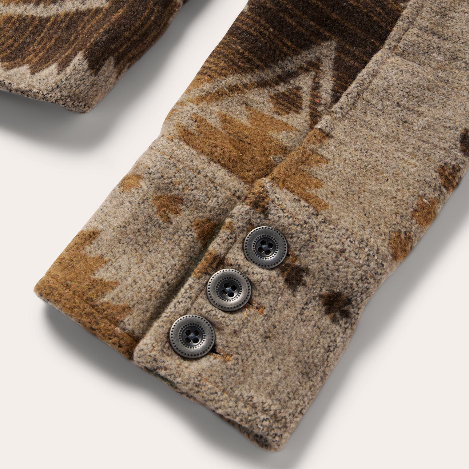 Southwestern Flannel Jacket Brown