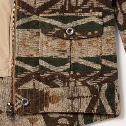 Southwestern Flannel Jacket Brown
