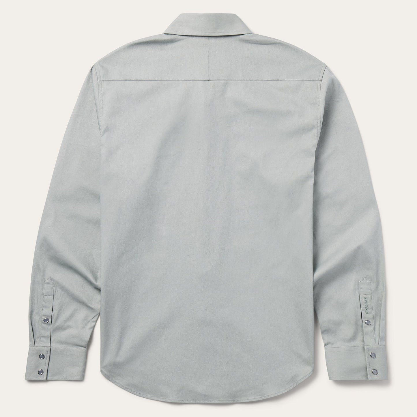Brushed Twill Western Shirt Slate Green
