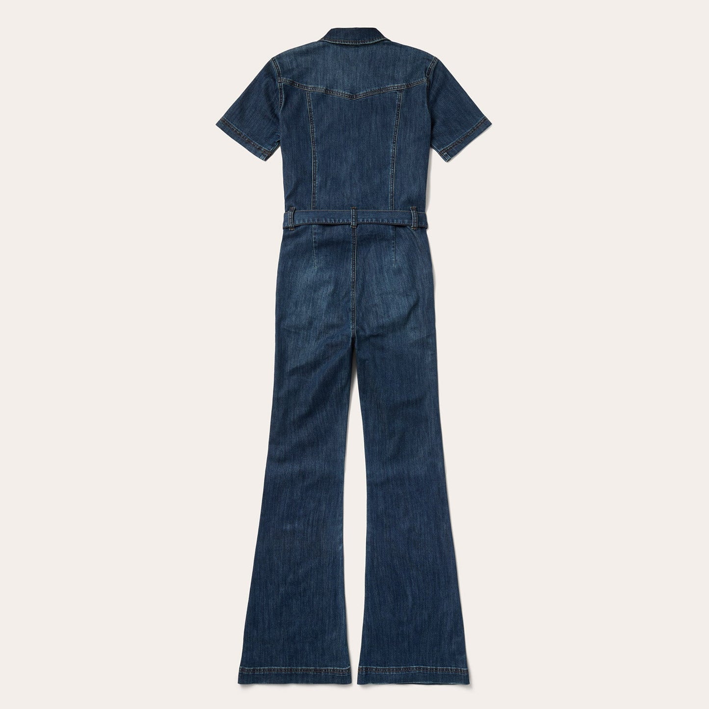 Dark Denim Jumpsuit Blue
