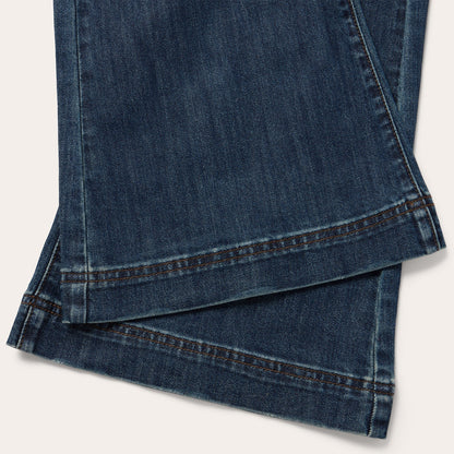 Dark Denim Jumpsuit Blue