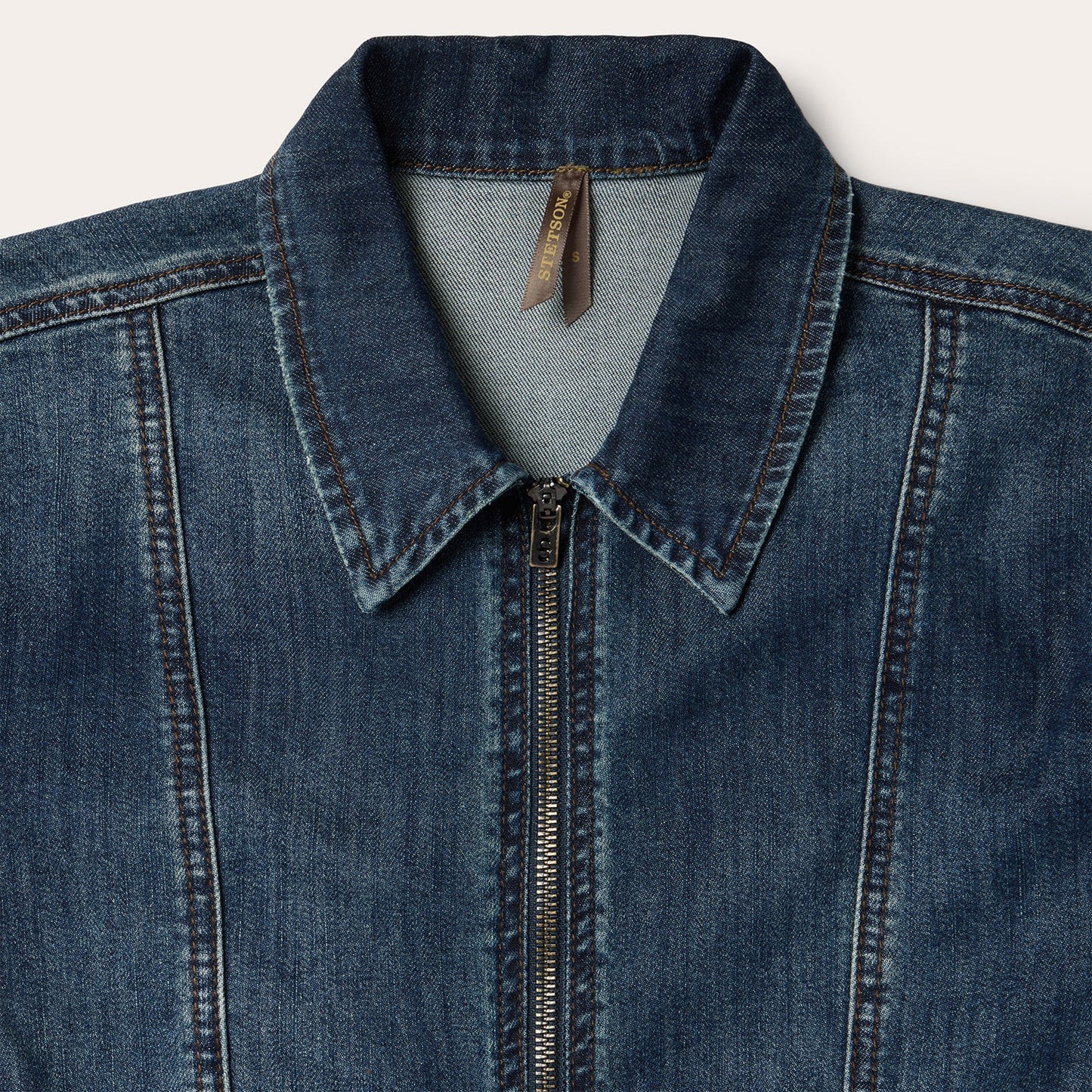Dark Denim Jumpsuit Blue