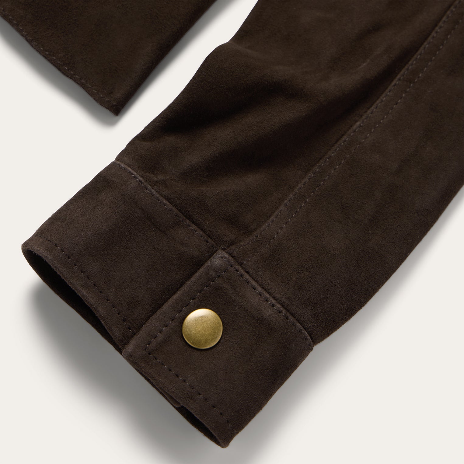 Lambskin Shirt Jacket Brown