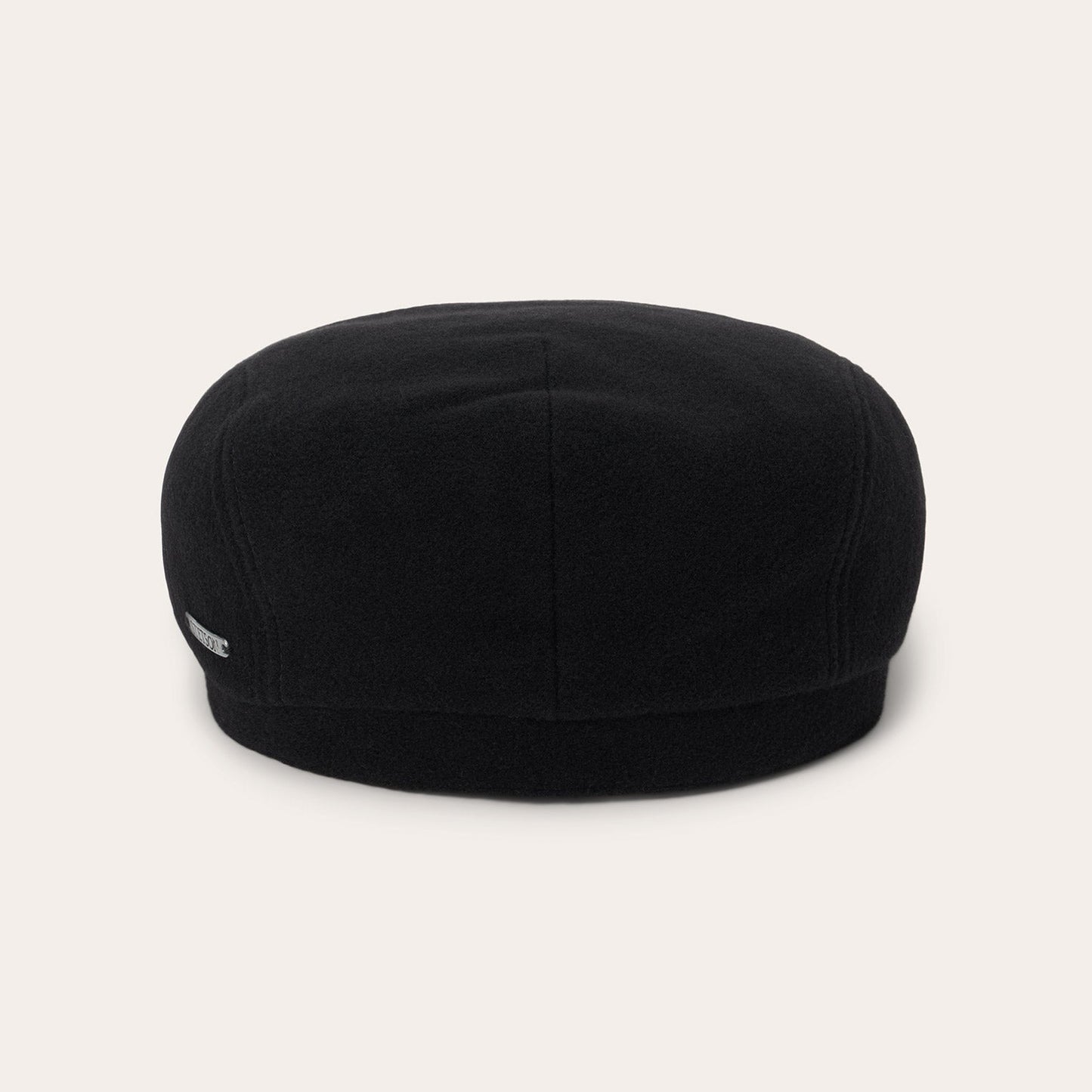 Wool Cashmere Driver Cap Black