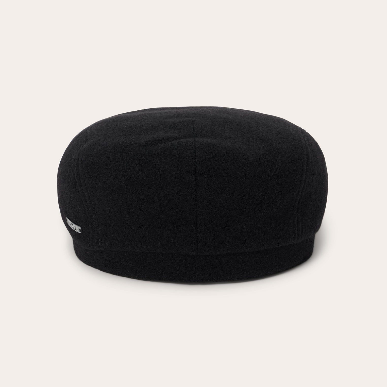 Wool Cashmere Driver Cap Black