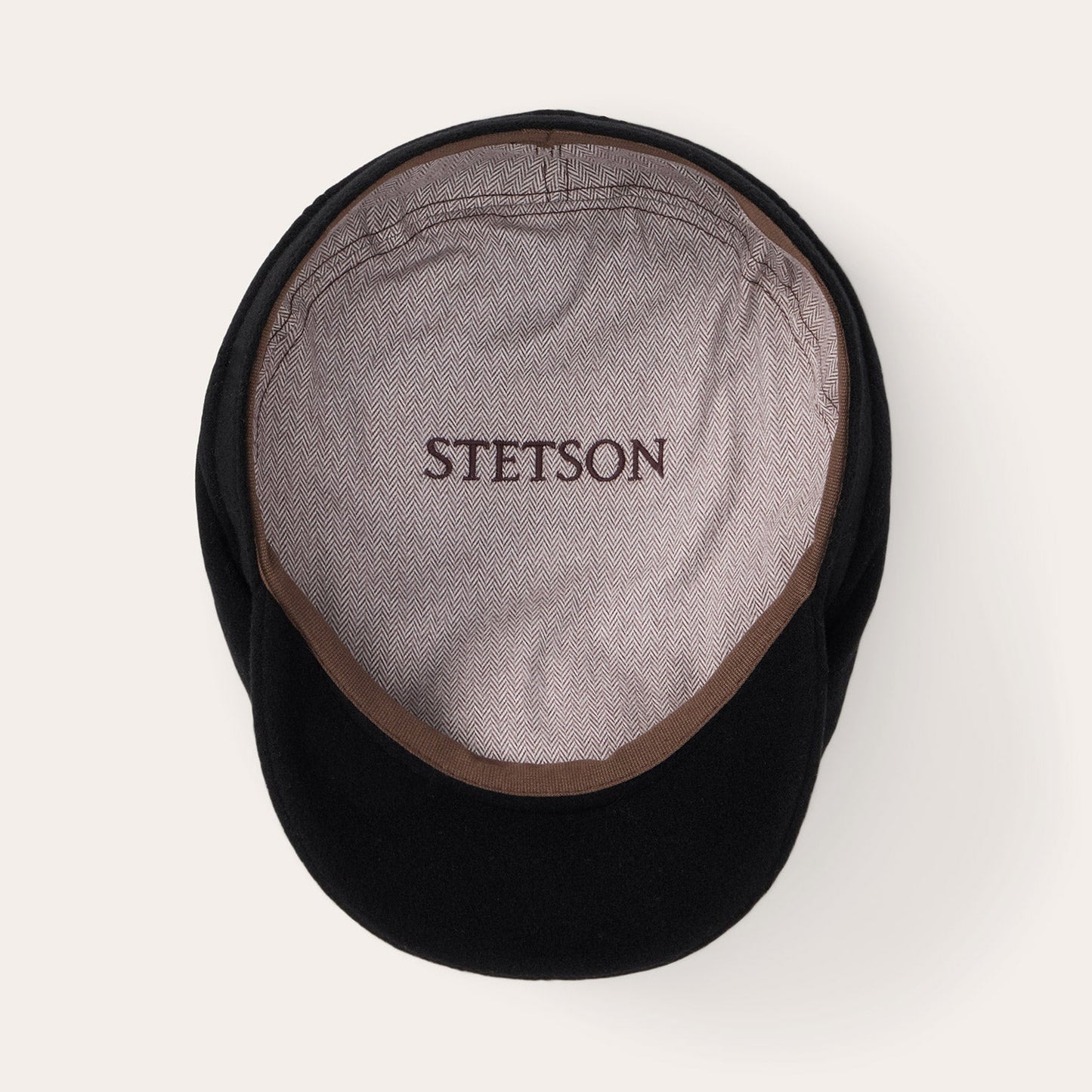 Wool Cashmere Driver Cap Black