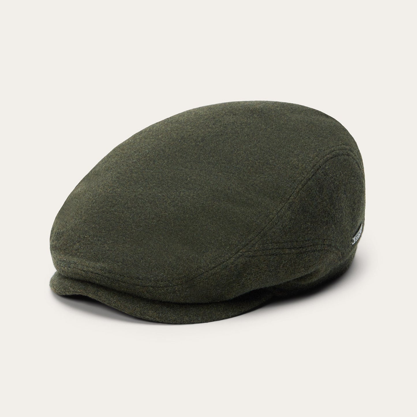Wool Cashmere Driver Cap Moss