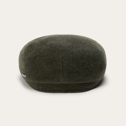 Wool Cashmere Driver Cap Moss