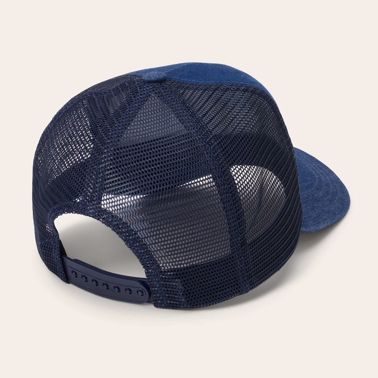 Dark Denim 1865 Patch Trucker Cap Blue