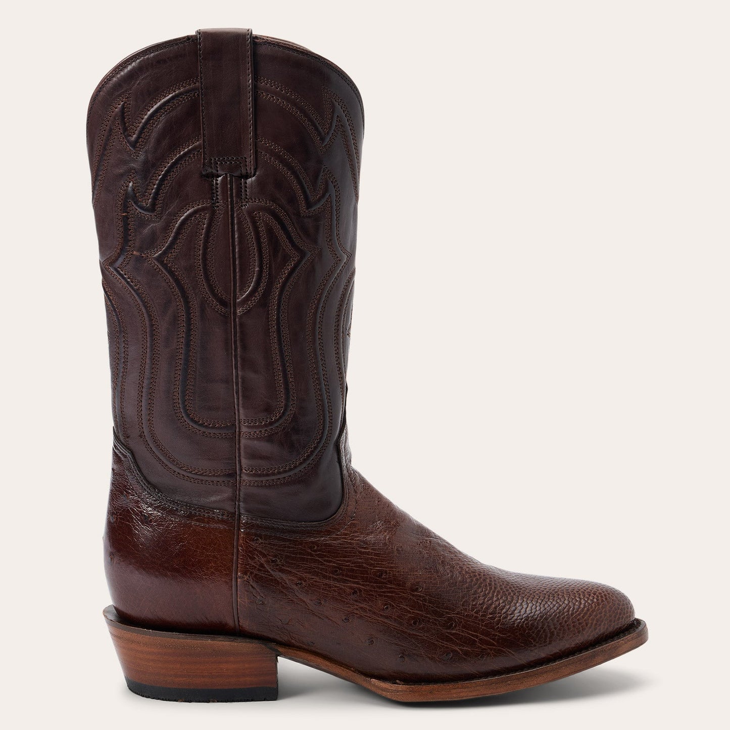 Wyatt Ostrich Boots Tobacco