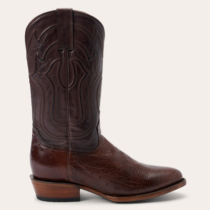 Wyatt Ostrich Boots Tobacco
