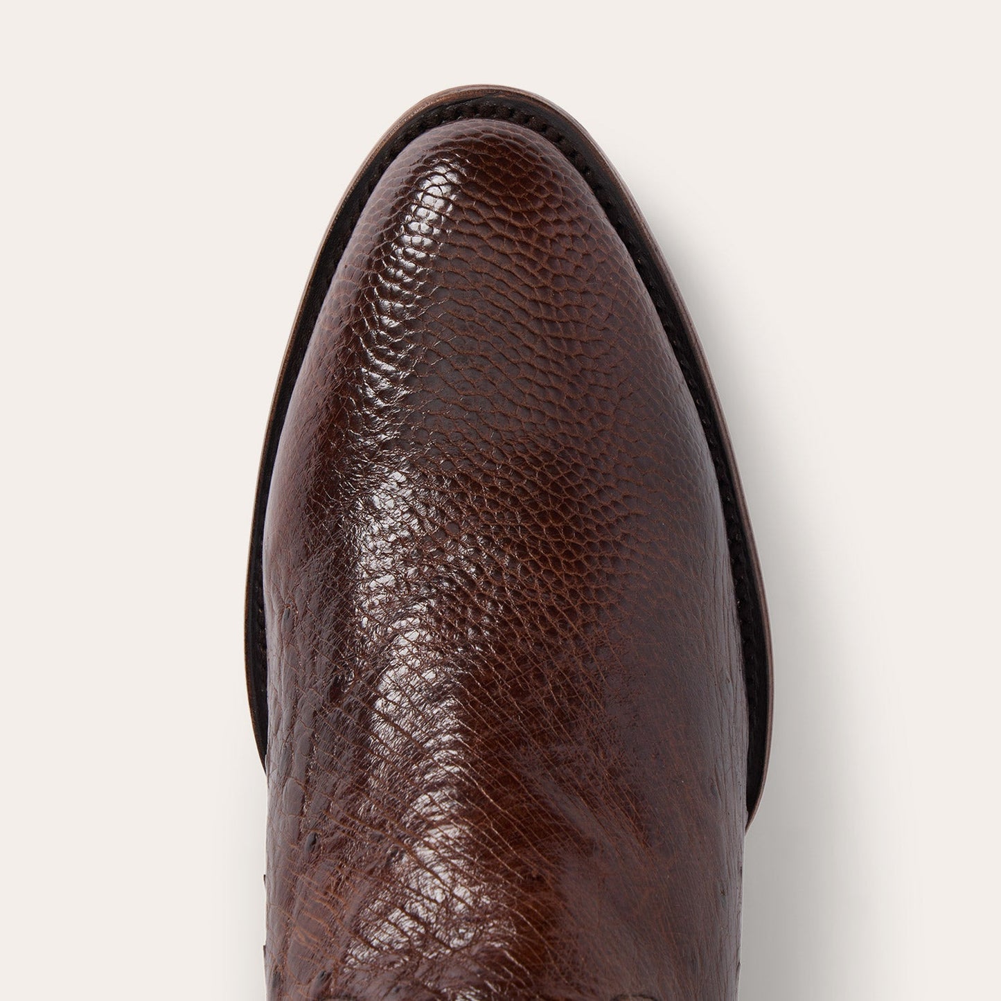 Wyatt Ostrich Boots Tobacco