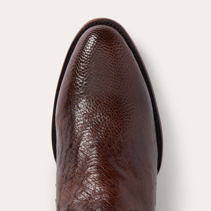 Wyatt Ostrich Boots Tobacco