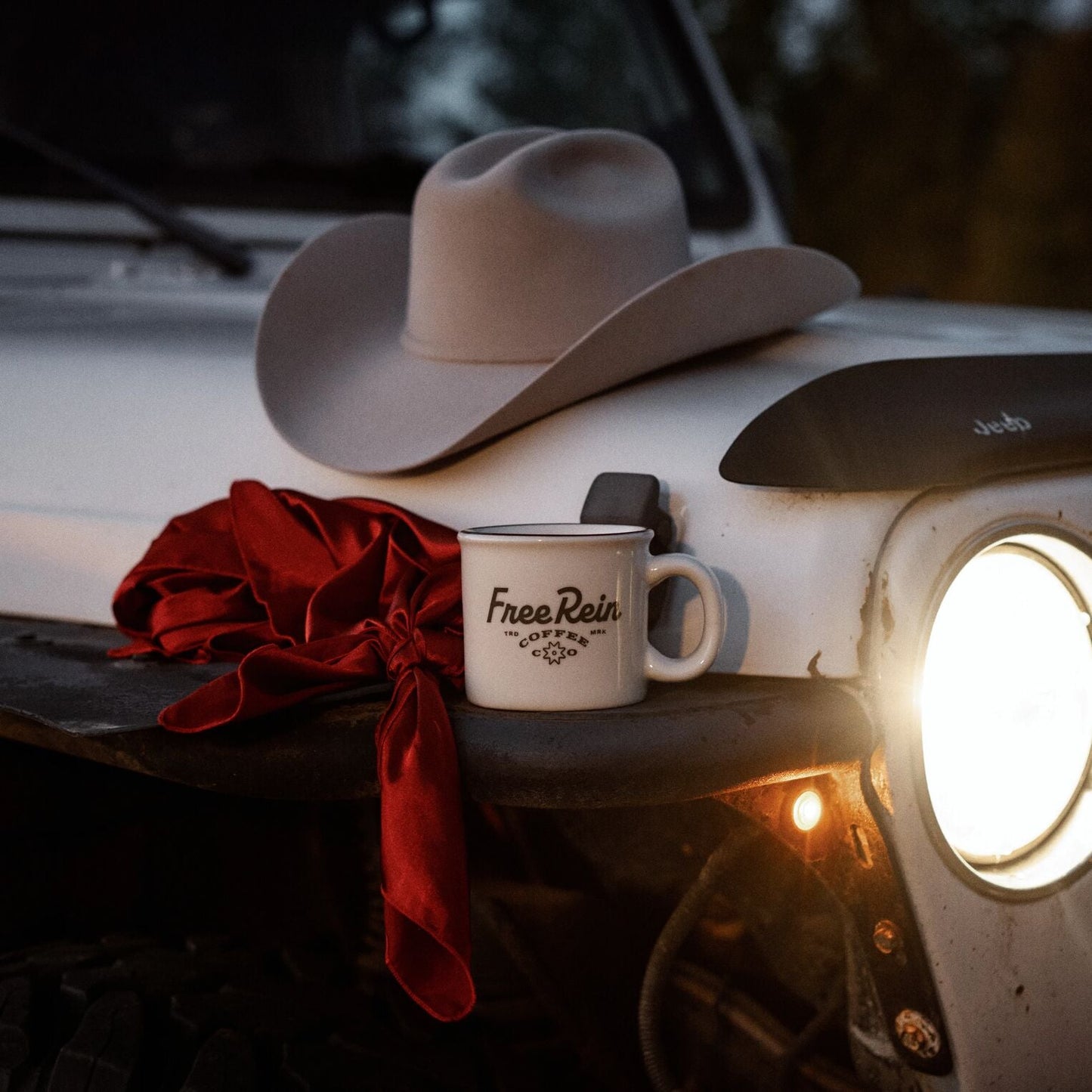 Stetson X Free Rein Cowboy Coffee Pod Kit White