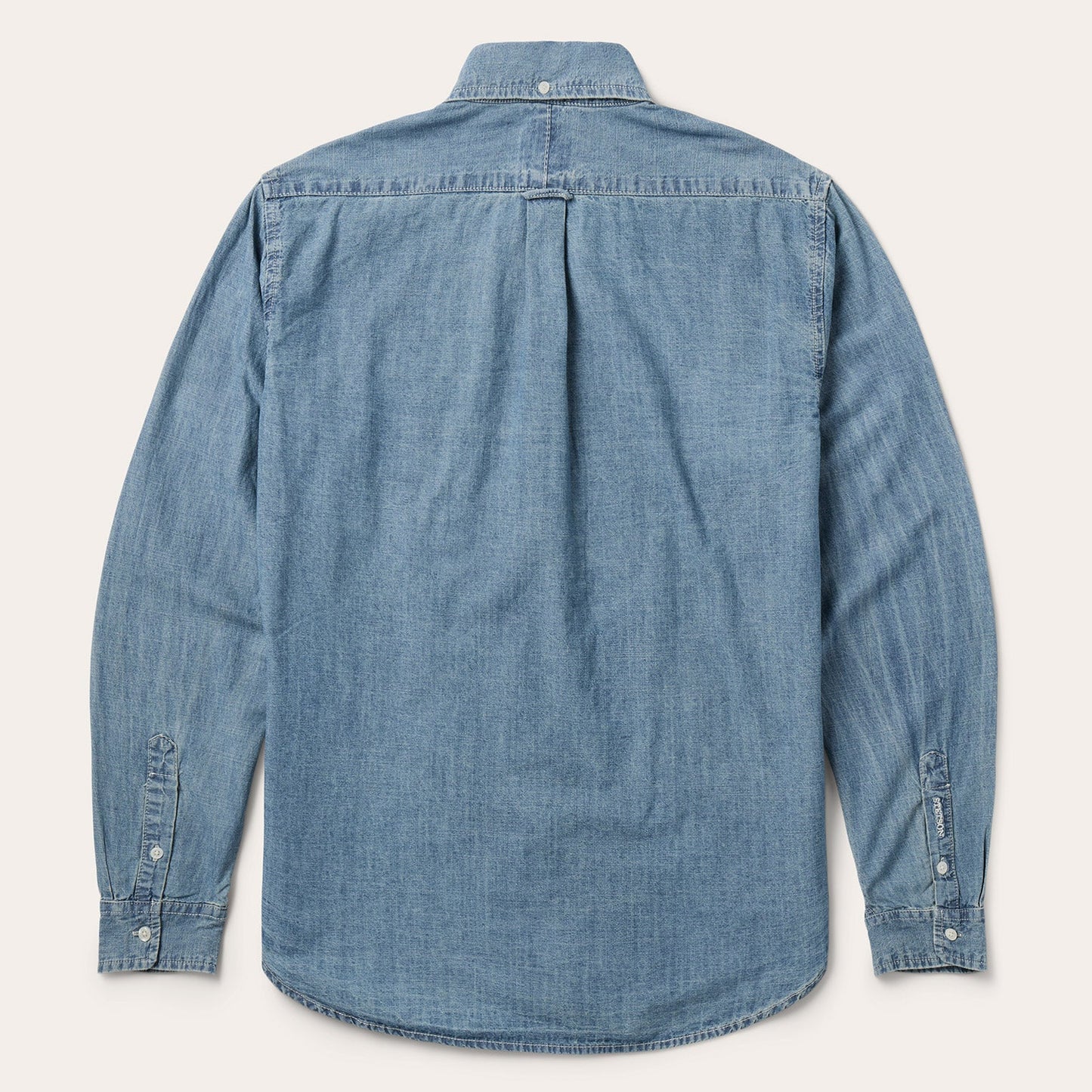 Chambray Button-Down Shirt Blue