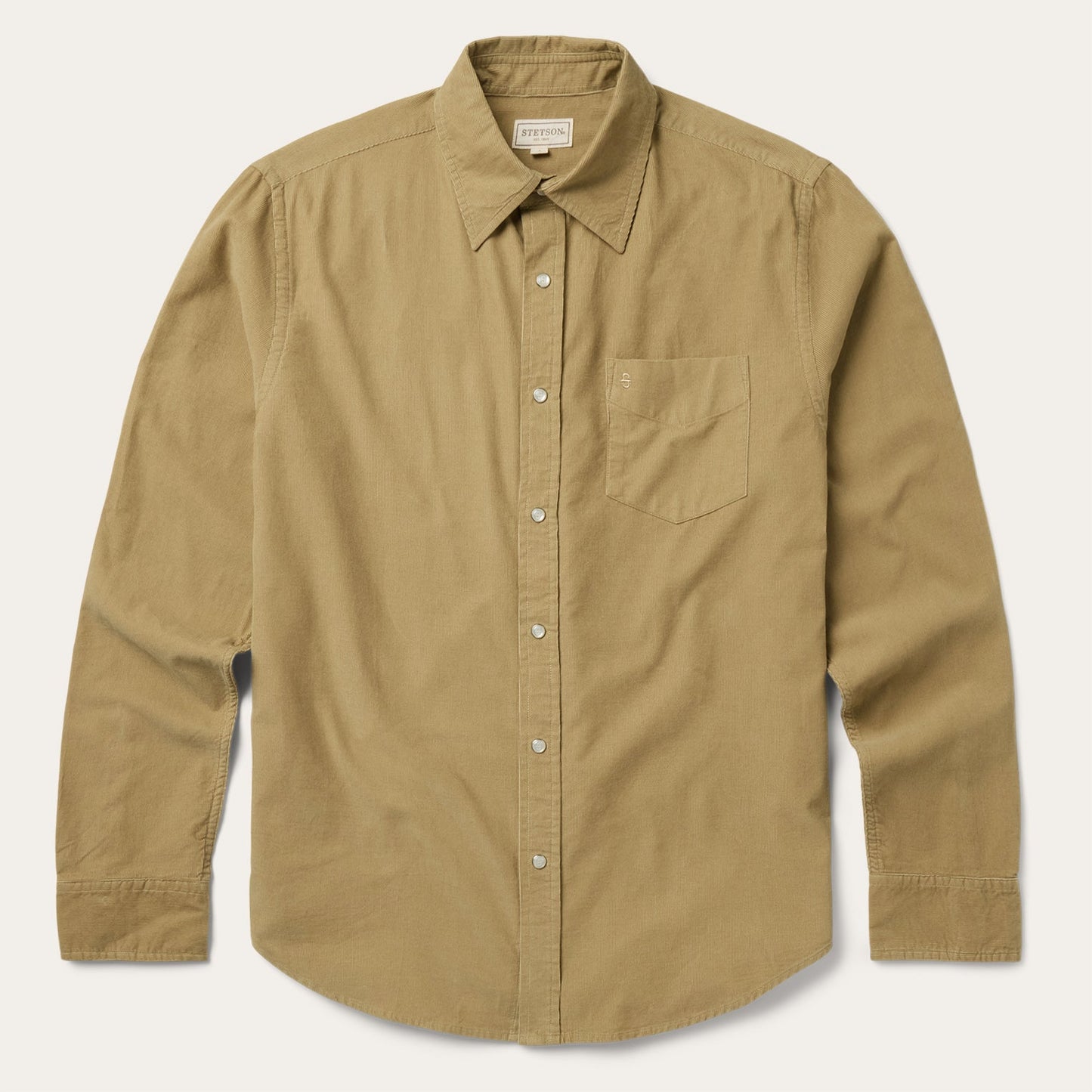Baby Corduroy Western Shirt Tan