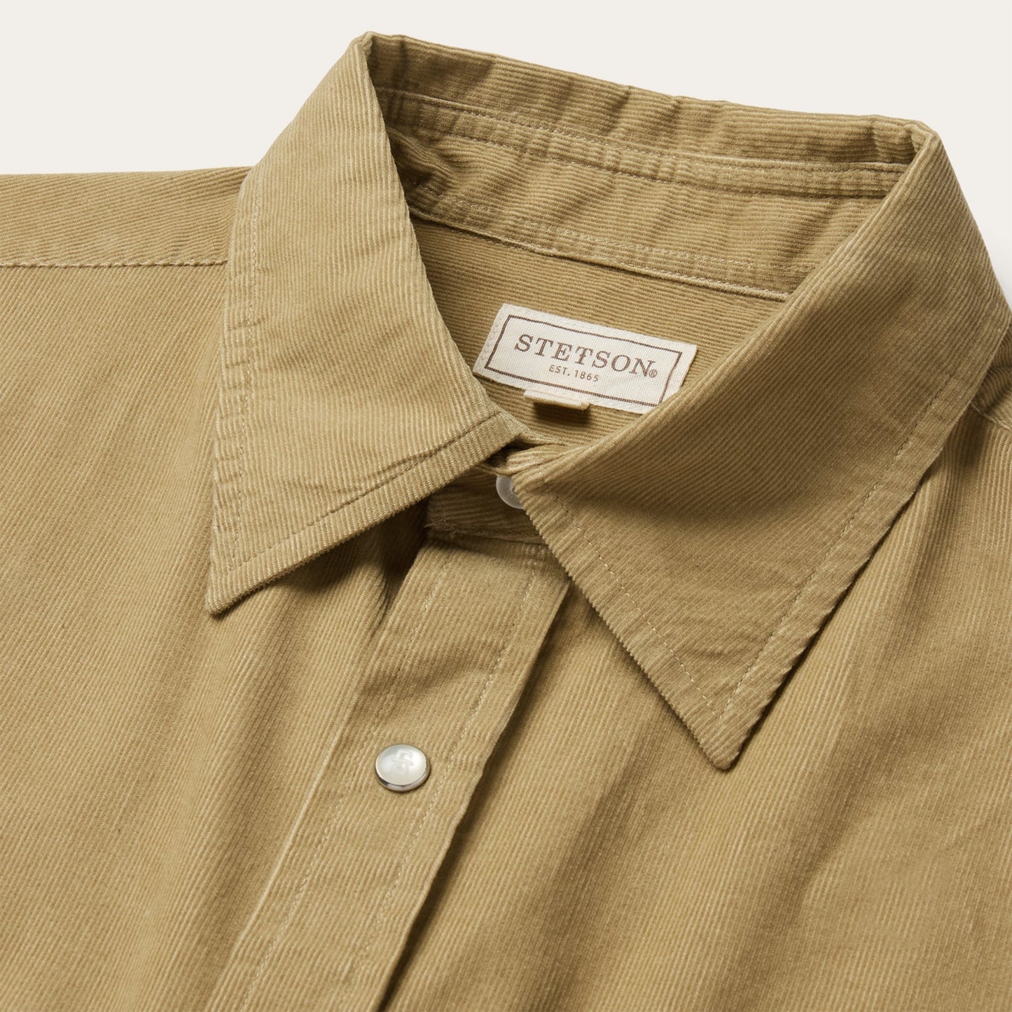 Baby Corduroy Western Shirt Tan