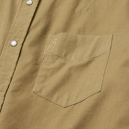 Baby Corduroy Western Shirt Tan