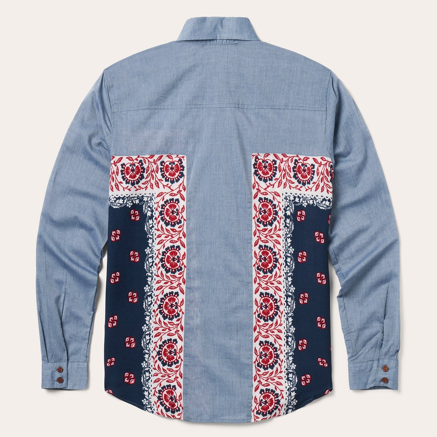 Chambray Bandana Shirt Blue