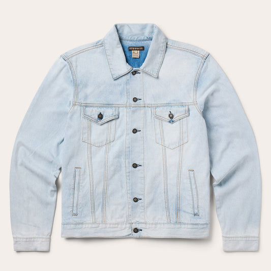 Light Denim Trucker Jacket Blue