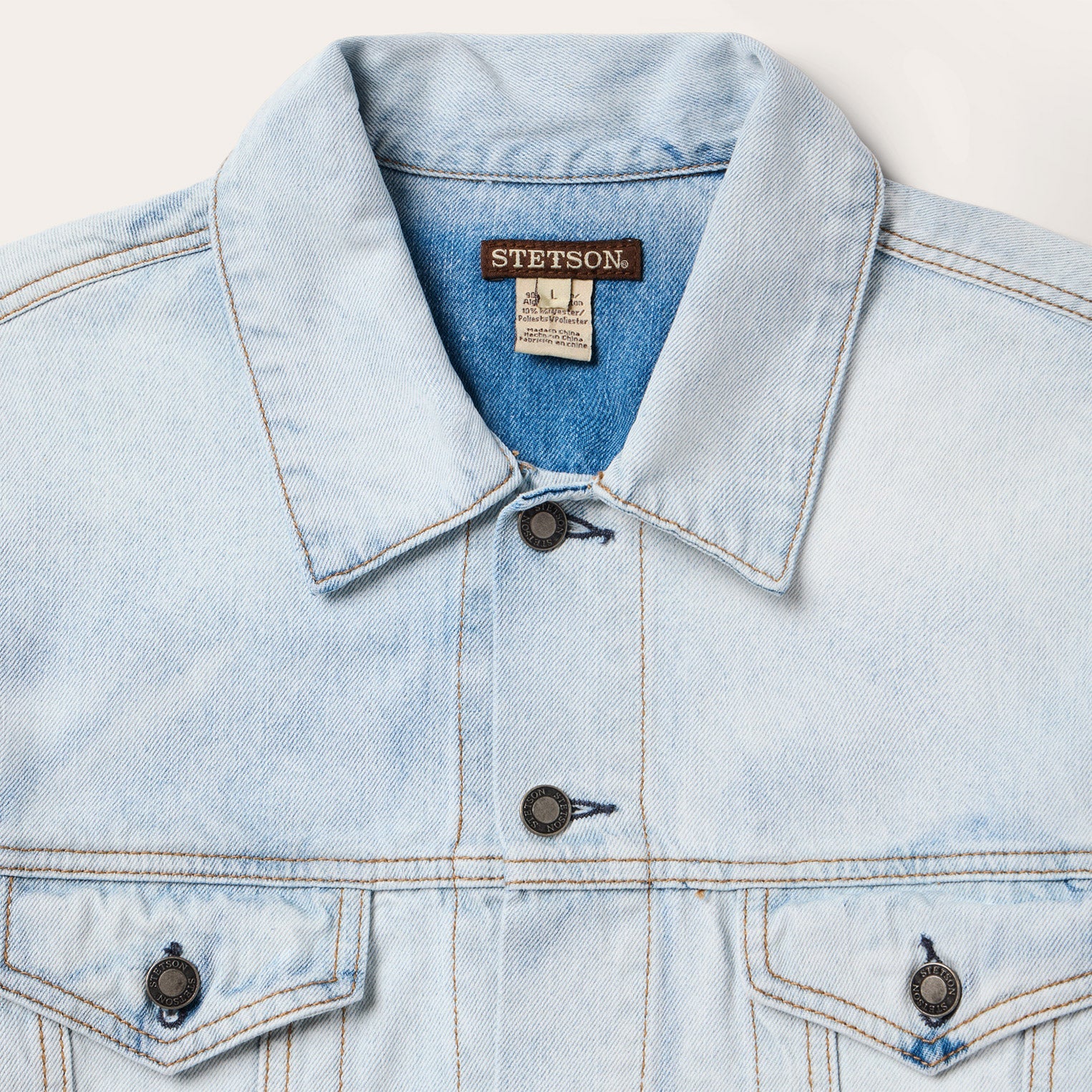Light Denim Trucker Jacket Blue