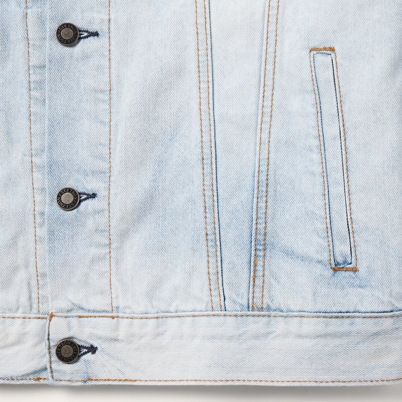 Light Denim Trucker Jacket Blue