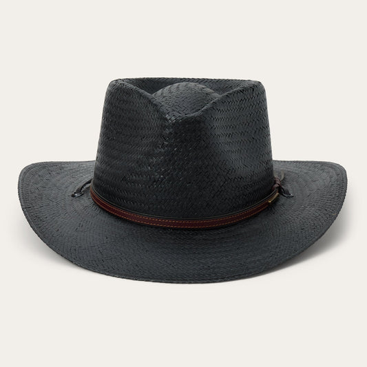 Belgrade Straw Outdoor Hat Black
