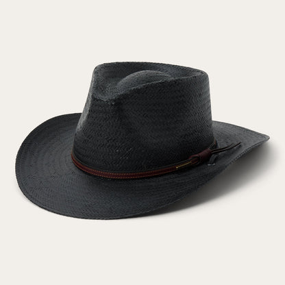 Belgrade Straw Outdoor Hat Black
