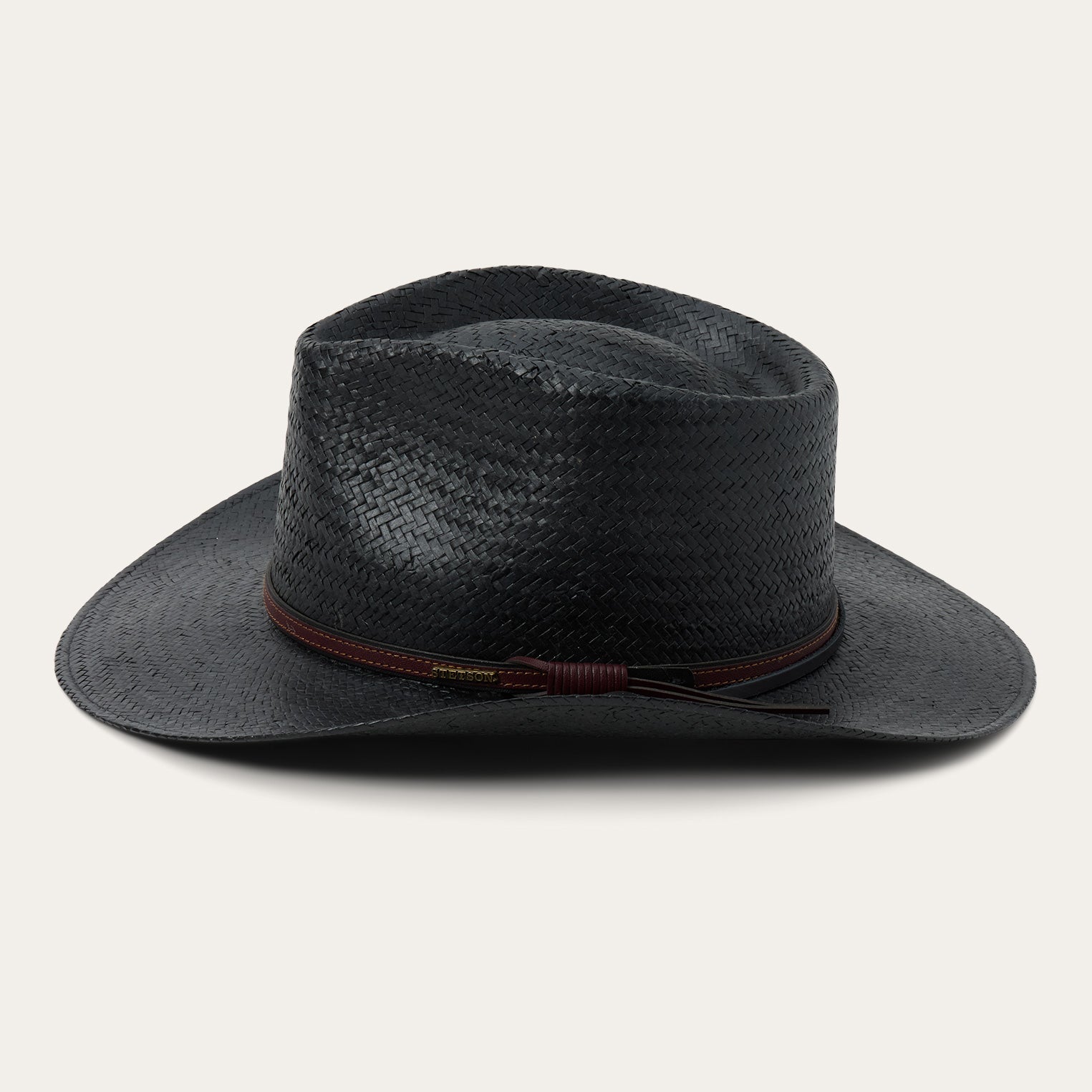 Belgrade Straw Outdoor Hat Black