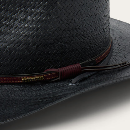 Belgrade Straw Outdoor Hat Black