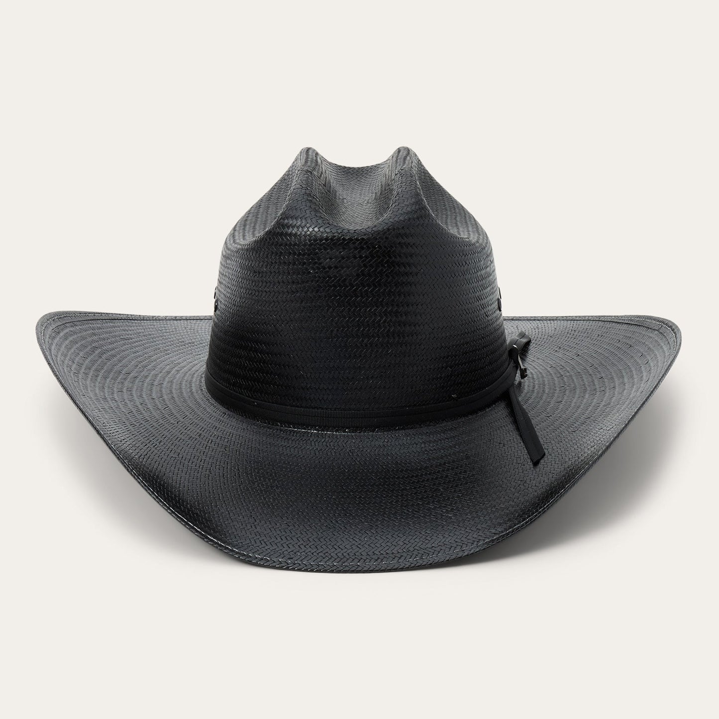 Coal Mine 10X Straw Cowboy Hat Black