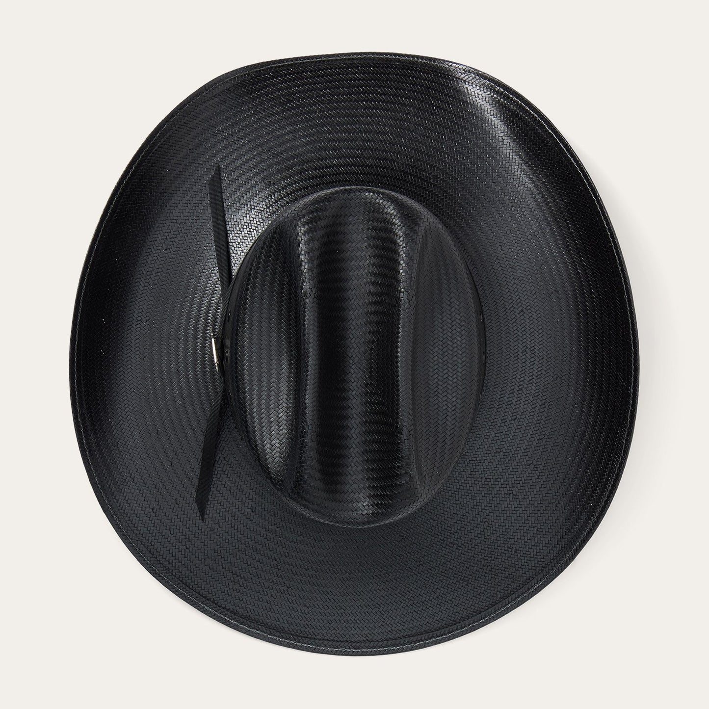 Coal Mine 10X Straw Cowboy Hat Black