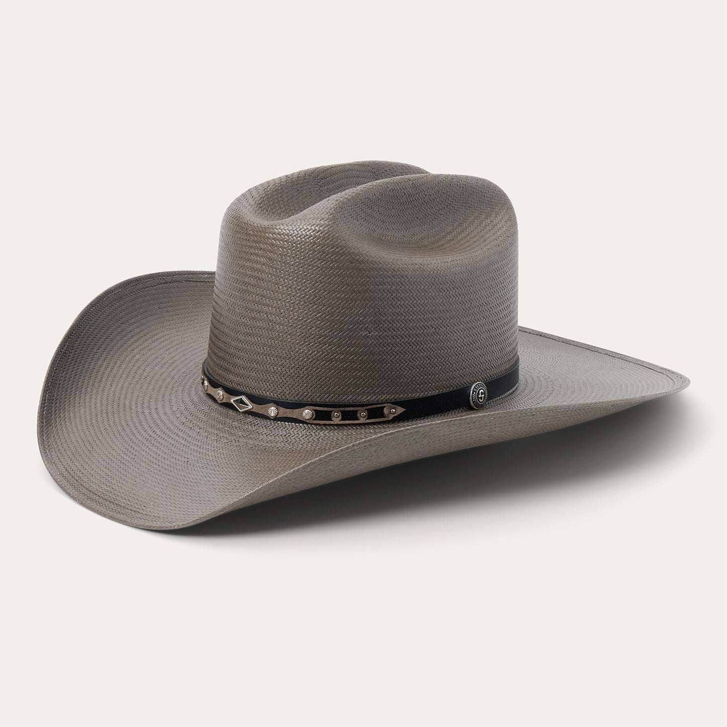 Kenton 10X Straw Cowboy Hat Grey