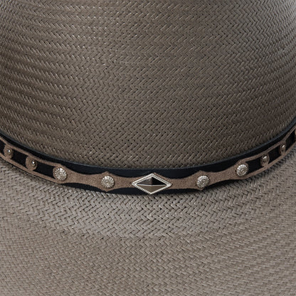 Kenton 10X Straw Cowboy Hat Grey