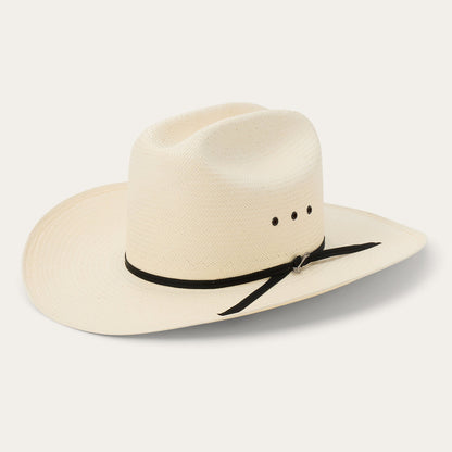 Rancher 10X Straw Cowboy Hat Natural