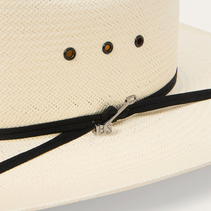 Rancher 10X Straw Cowboy Hat Natural