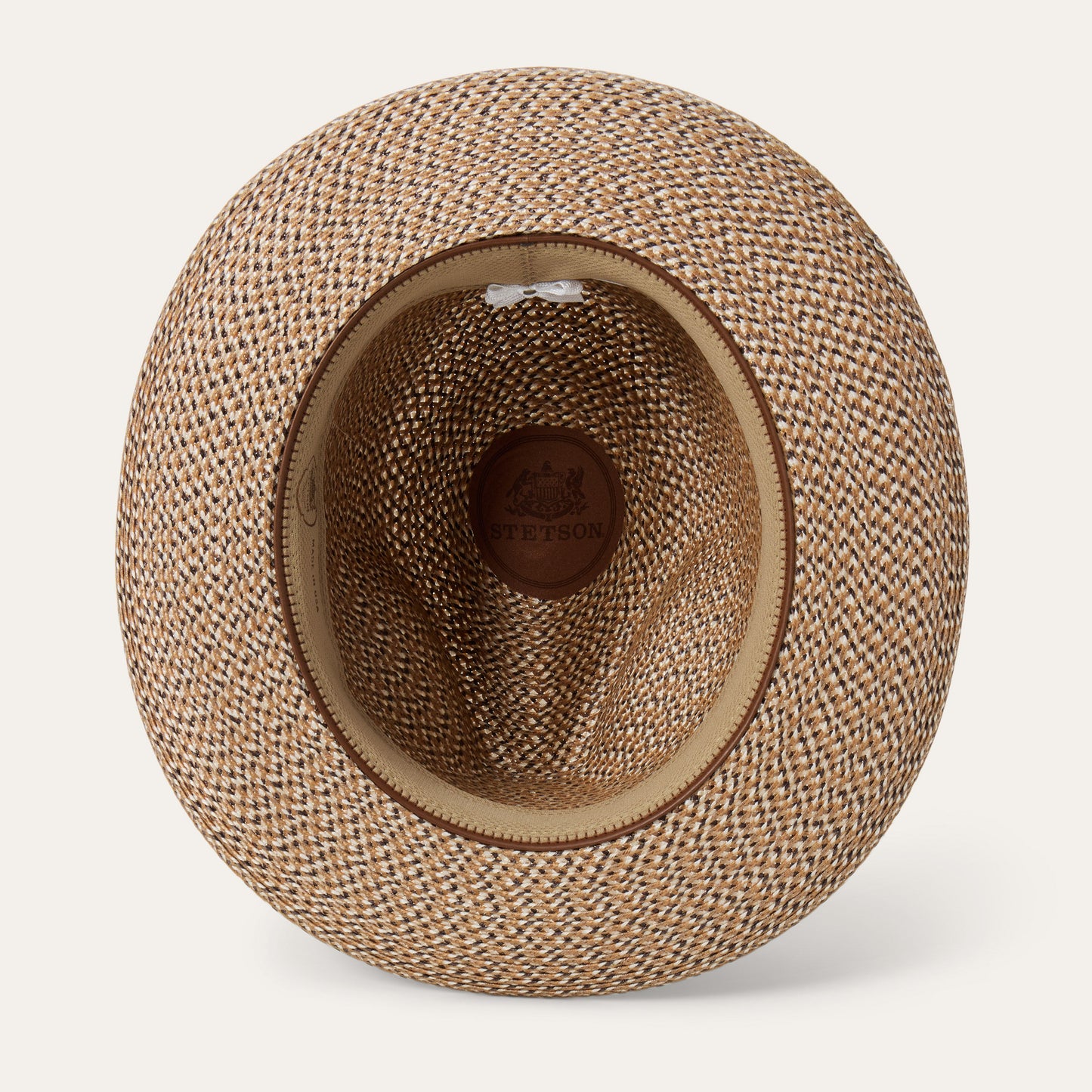 Emin Straw Fedora Brown Mix