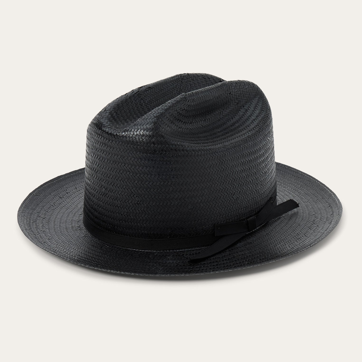 Open Road Straw Hat Black