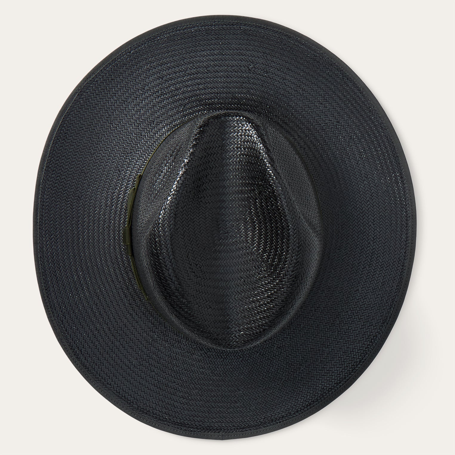 Tri-City Straw Hat Black