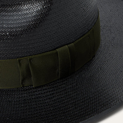 Tri-City Straw Hat Black
