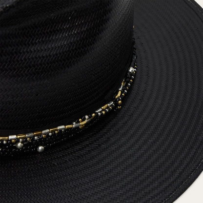 Kambra Straw Hat Black
